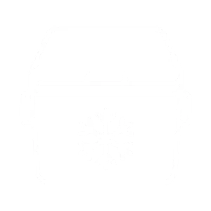 Coolbox icon indicating onboard ice box for drinks and food